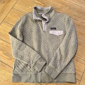 Patagonia Light Gray Organic Cotton Pullover